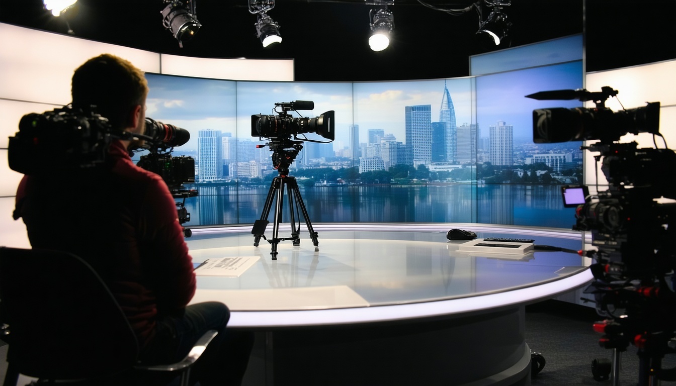 Entrevista ao vivo transmitida pelo MN Notícias